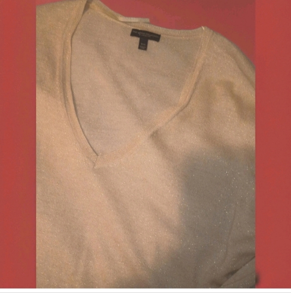 Lane Bryant Fine Merino Cream Sweater Women's 18/20 - Picture 2 of 4